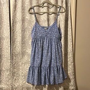 Blue Floral Dress